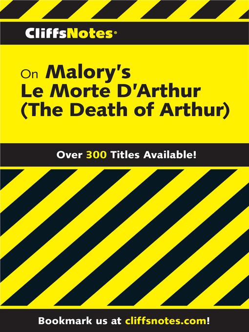 Title details for CliffsNotes on Malory's Le Morte Darthur by John Gardner - Available